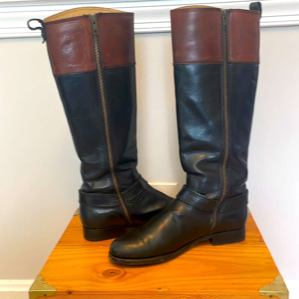 Frye Melissa Harness Riding Boots 8.5 - Picture 4 of 7
